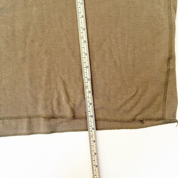 Vintage Cabelas Shirt Mens XXL Olive Green Crew Neck Casual Outdoor Long Sleeve‎ - Picture 4 of 6
